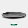Juego de Platos Negros Portátiles para Exteriores Acero Inoxidable Retro Tazón Sierra Recubierto de Titanio Estilo Lujo Ligero Vajilla Negra Mate