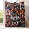 Manta Halloween Sofá Preguiçoso Presentes Roupa de Cama Manta de Flanela Sala de Estar Conjunto de Gráfico de Feriado