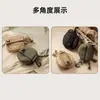 Bolsa de Monedas Colgante de Cintura de Color Sólido Simple Portallaves Mini Portátil Personal para Monedas Estuche para Audífonos Bolsa de Almacenamiento para Tarjetas