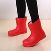 Botas de Nieve Populares para Mujer 2025 Nuevos Zapatos de Algodón Engrosados de Invierno para Mujer Botines Cortos Cálidos de Terciopelo para Mujer Comercio Exterior Transfronterizo