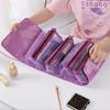 Bolsa de Cosméticos Quatro em Um para Viagem Grande Capacidade Portátil Necessaire Multifuncional Divisória Removível Dobrável Bolsa de Armazenamento