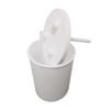 Cubo de PTFE con Tapa Cubo de Plástico de PTFE 20L Cubo Anticorrosión para Líquido de Desecho Químico Contenedor de Almacenamiento