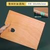 Paleta Mori al por mayor Pigmento de Propileno para Bellas Artes Paleta de Madera Bloc de Dibujo Pintado a Mano para Adultos Caja de Paleta Color Nogal