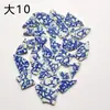 Porcelana Azul e Branca Fragmentos Irregulares Mosaico Cerâmico Azulejos para Venda a Granel Partículas Pequenas Trabalho Manual Venda Direta