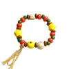 Pulsera de Cerámica Jingdezhen Fresca y Segura Significado Pulsera de Manzana Navidad Joyería Hecha a Mano Suministro en Vivo Venta al por Mayor