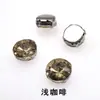 Cristal de Satélite de Venta Caliente, Cuatro Garras con Pedrería, Redondo con Agujeros, Estilo Cosido a Mano, Accesorios DIY para Ropa y Bolsos
