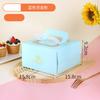 Caja Portátil para Pastel Infantil de Mousse Integrado Cuadrado de 3 Pulgadas Caja de Empaque para Pastel de Cumpleaños de Queso para Hornear