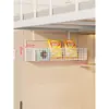 Estante de almacenamiento colgante para la litera inferior en dormitorios, una herramienta mágica para ahorrar espacio para libros y estantes, estante de almacenamiento de cama para dormitorio estudiantil