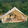 Tienda de campaña para exteriores de lujo de algodón transpirable Cabaña cobertizo Viaje en coche propio Impermeable Protector solar Ligera Cálida Campamento