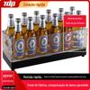 Caixa de cerveja acrílica balde de cerveja bar balde de gelo KTV balde de champanhe quadrado novo selo de gelo levou balde de gelo luminoso comercial