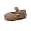 Sapatos Individuais Infantis de Solado Macio com Laço, Novos Estilos de Verão Transfronteiriços Sapatos de Princesa, Sapatos Casuais para Bebês Meninas, Sapatos de Couro para Meninas, Sapatos Infantis