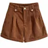 Moda Otoño Invierno 2026 Nuevo Pantalón Casual de Pana para Mujer con Costillas, Dobladillo, Cintura Alta, Pierna Ancha, Corte Bootcut