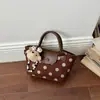 Bolso pequeño de ante para mujer, nuevo diseño 2026, estilo de nicho, bolso de mano tipo empanada, de alta gama y versátil, bolso de hombro o bolso cruzado