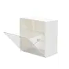 Algodones para Baño Montados en Pared Esponjas de Polvo para Baño Algodones Hisopos de Algodón Desmaquillantes de Algodón Dormitorio Caja de Almacenamiento para Accesorios del Cabello en la Pared