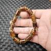 Pulsera de ágata de Xizang con cuentas una, dos, tres, cuatro, cinco, seis, nueve ojos colmillo de tigre Ruyi joyería pulsera de jade luantong