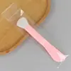 Cepillo de Silicona de Doble Extremo para Mascarillas Faciales, Raspador Limpiador Facial, Aplicador de Mascarillas de Barro, Raspador Multifuncional para el Cuidado de la Piel