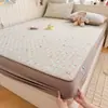 Sábana bajera ajustable de dibujos animados Clase A, impermeable, lavable a máquina, funda de colchón acolchada, apta para todas las estaciones, protector de colchón, funda de colchón, funda de cojín