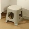 Compra por Atacado de Banquinhos de Plástico de Alta Qualidade Estilo Rattan para Comércio Exterior, Extra Espessos e Empilháveis, Banquinhos de Plástico Simples para Casa