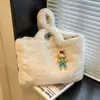 Moda 2026 Transfronteriza Bolso Peludo Bolso Tote Perezoso de Peluche Otoño e Invierno Bolso de Mano Tote de Alta Calidad