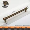 Maçaneta de Porta de Armário Chinês Antigo Nova Maçaneta de Porta de Guarda-Roupa Escandinavo Maçaneta de Gaveta Bronze Velho Retro Liga de Zinco Sólida