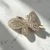 2026 Nuevo Pinza para el Cabello con Lazo de Pedrería Estilo Coreano para Mujer, Pinza Lateral para el Cabello con Flor de Perla, Pinza de Pato Accesorio para el Cabello