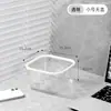 Lixeira de Mesa Transparente de Luxo Leve Tipo Prensa para Sala de Estar, Escritório, Mini, com Tampa, Alta Aparência, Estampa Xadrez