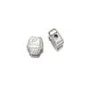 Plata 999 pura 3D plata gato KT separador de magdalenas pulsera cuentas sueltas DIY material de hilo hecho a mano accesorios S1093