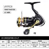 Carretilha Dawa 23/26 Crossfire para Pesca com Iscas Artificiais, com Lançamento de Longa Distância e Carretel de Metal