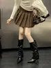 Botas Longas Elegantes Moda Francesa Sexy Bico Fino Salto Agulha Estilo Novo Outono/Inverno 2026