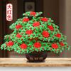 Árbol de la fortuna de cuentas hecho a mano bolsa de materiales para hacer adornos manualidades de dragón tejido diy accesorios de resina para adultos