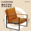 Nueva Silla Sofá Individual de Hierro Forjado de Lujo Ligero para el Hogar, Sala de Estar, Dormitorio, Silla de Influencer Moderna para Café, Silla de Negociación