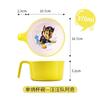 Vajilla del equipo Wang Wang para el hogar, tazón para comida complementaria de bebés y niños pequeños, plato con compartimentos para comer para bebés, tazón para niños, cuchara con mango
