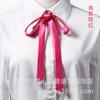 Nueva corbata de mano uniforme JK cinta accesorios universitarios lazo autoatado rojo vino negro mayoreo