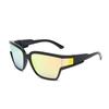 Gafas de Sol Europeas y Americanas Y2K Milenio Transfronterizas Espejo Colorido Spice Girls Protección Solar UV Personalidad Marco Generoso Protección Envolvente Viento Arena
