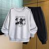 Ropa para Niños Conjunto de Sudadera de Otoño para Niños 2026 Nuevo Estilo Niños Mayores Primavera y Otoño Conjunto Deportivo de Otoño para Niños Elegante y a la Moda
