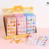 Pegatinas Lindas de Zoo 3D Pop-Up Brillantes en Relieve Caricaturas Lindas Resina Cristal DIY Pegatinas