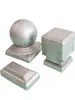 Tampão para Tubo Quadrado, Acessórios de Ferro, Tampa Decorativa para Guarda-corpo, Cabeça de Plugue, Tampão de Coluna Galvanizado para Corrimão, Cabeça de Coluna, Tampão de Coluna
