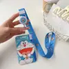 Portatarjetas Retráctil Jingle Cat Realiza Sueños Cuerda Larga Estilo Ins Moderno Pequeño y Lindo Tarjeta de Campus Tarjeta de Comida Estudiante