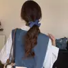 Pasador de Pelo Azul con Lazo de Mezclilla, Estilo Simple, Accesorio para el Cabello Versátil, Pasador para Recogido Alto Estilo Femenino, Accesorio para el Cabello Energético
