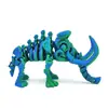 Esqueleto de Mamut Impreso en 3D Modelo de Dinosaurio Chino Móvil de Mamut Decoración de Escritorio para Alivio del Estrés