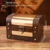 Caixa de armazenamento de madeira nova vintage personalizada, caixa de joias clássica e requintada, caixa de embalagem para colecionáveis