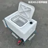 Tanque de Cría Engrosado Caja de Transporte de Peces Horizontal Rectangular para Maletero Caja de Peces de Plástico Pesca Tapa abatible