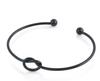 Explosiones de fábrica pulsera simple de nudo de amor pulsera abierta de metal europea y americana pulsera DIY Joker venta al por mayor mujeres