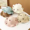 Sombrero de paja de protección solar para niñas de verano, sombrero de ala ancha para niñas pequeñas, sombrero de pescador de playa al aire libre de princesa de verano