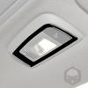 Aplicable a 10-16 Porsche Panamera Panel de Luz de Lectura Trasera Negro Piano Negro Brillante Modificación Interior de Coche