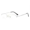 Danyang Gafas al por Mayor Nuevo Marco Medio para Cara Pequeña Montura de Gafas para Hombre Montura de Metal Titanio con Memoria Ultraligero Montura de Gafas