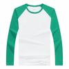 Playera de fiesta estudiantil de manga larga raglán con cuello redondo, uniforme de clase estudiantil personalizado, ropa de trabajo personalizada, camisa cultural con estampado