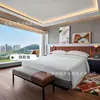 Andas Cadena Hotel Muebles Habitación Estándar Juego Completo Moderno Minimalista Cama Grande Habitación Modelo Cama Caja Casa de Huéspedes Renovación Madera Maciza