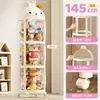 Cubo de Almacenamiento para Muñecas Extra Grande, Cubo de Peluche con Doble Puerta, Transparente, Artefacto de Almacenamiento para Juguetes de Muñecas Infantiles