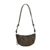 Bolso Cruzado Simple de Gran Capacidad Estilo Coreano Moda Femenina Bolso Dumpling Temperamental Lazo Atmósfera Otoño/Invierno Bolso de Hombro Único Pequeño
